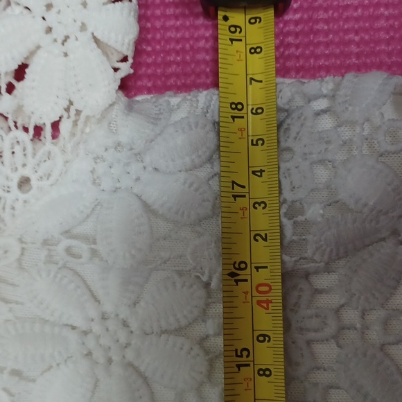 Alfred Dunner Knit Lace top Size M - Picture 7 of 12